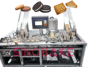 Machine de fabrication de biscuits à la machine à sandwich à une voie unique