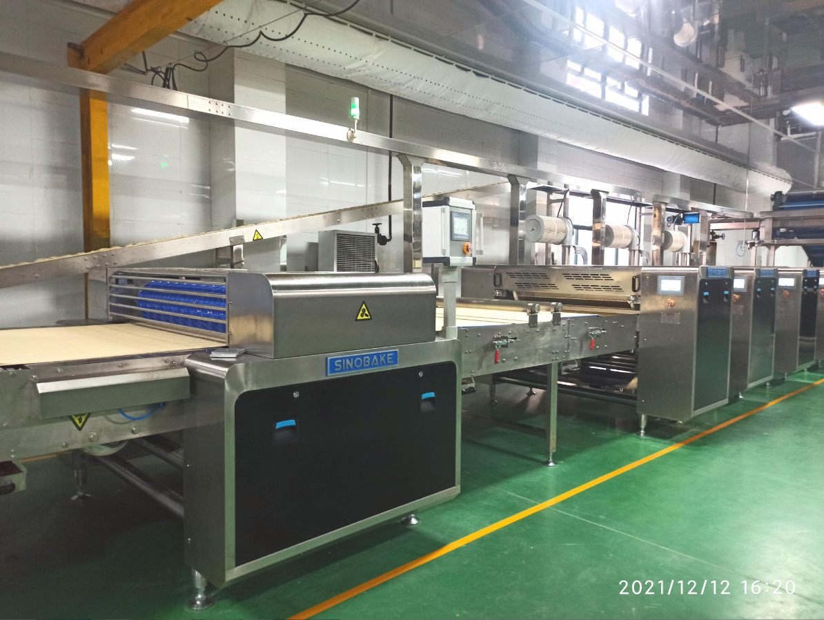 Ligne de production de biscuits aux chips de pomme de terre